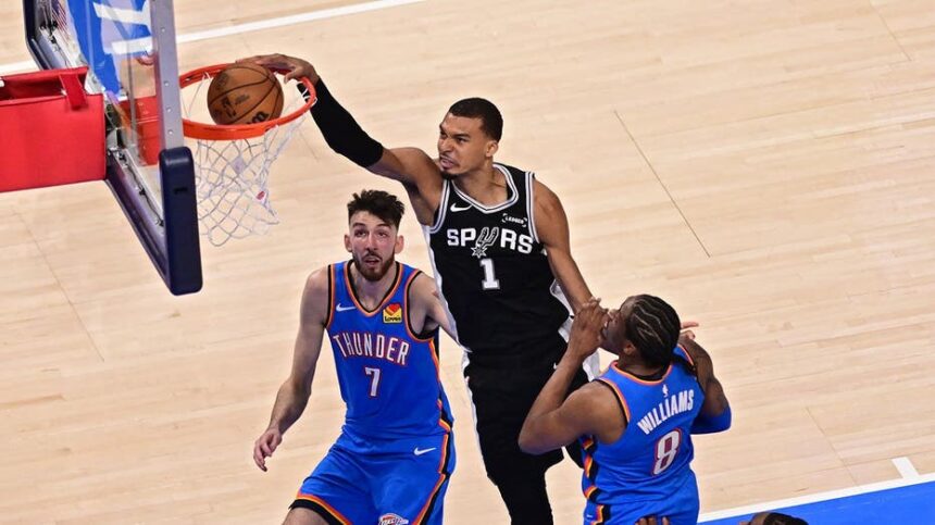 Victor Wembanyama's historic game one performance was personal, Spurs star reveals in postgame interview