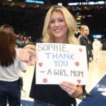Riley Gaines says Target Center staffer tried to shut down her Sophie Cunningham sign