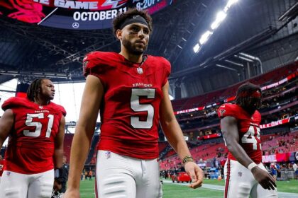 Falcons' Drake London shouts at fan amid team's blowout loss to Panthers