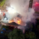 Firefighters save historic 'Godfather' church from raging NYC warehouse blaze